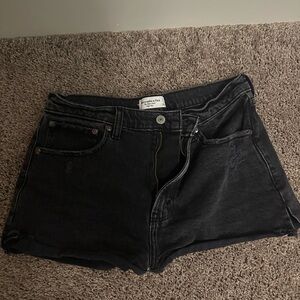 Abercrombie & Fitch Dark Jean Shorts